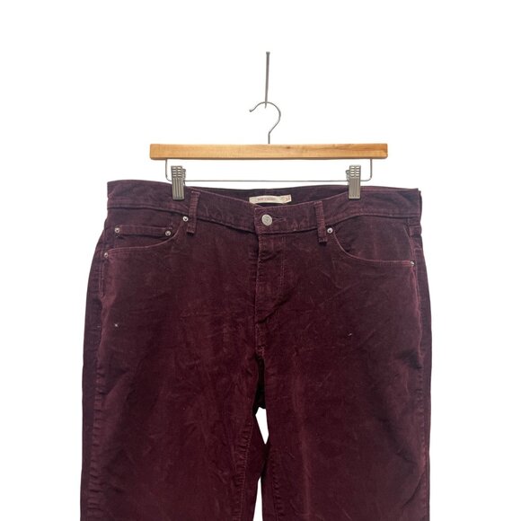Levi's Burgandy Corduroy 505 Straight Leg Pants Size 33 - Picture 5 of 10